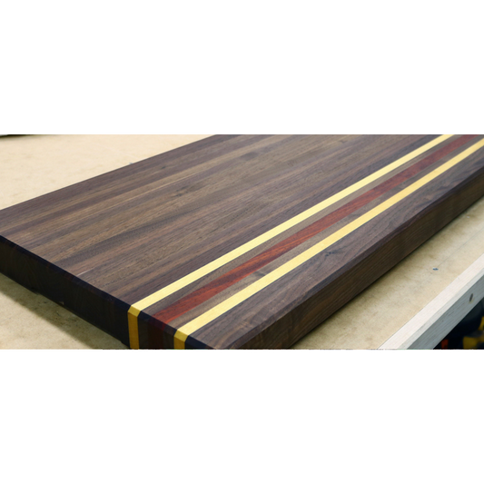 Walnut, Oak & Paduk Cutting Board